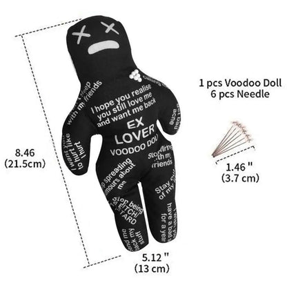 Bad Boss Voodoo Doll Stress Relief Reducer Doll Best Novelty Gift For Pink Elephant Exchange Polyester Doll Holiday Party Gifts