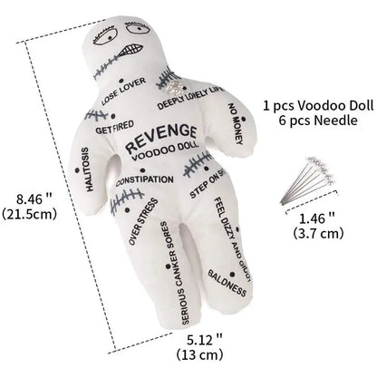 Bad Boss Voodoo Doll Stress Relief Reducer Doll Best Novelty Gift For Pink Elephant Exchange Polyester Doll Holiday Party Gifts