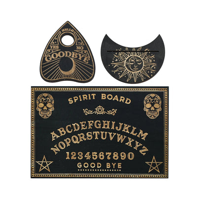 Pendulum Divination Ouija Board Game Wooden Metaphysical Message Dowsing Spirit Talking Board Tarot Holder Stand Wicca Supplies