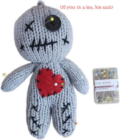 Revenge Voodoo Dolls Halloween Stuffed Toy Gift Christmas DIY Set Knitting Pattern Accessor Plush Horror Ghost Doll Ornaments