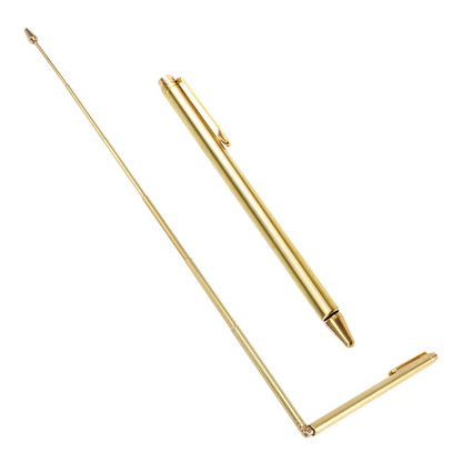 2PCS Dowsing Rods, Retractable Divining Rods, Portable Pen Shape L Rods, for Ghost Hunting Tools, Divining Water Etc.