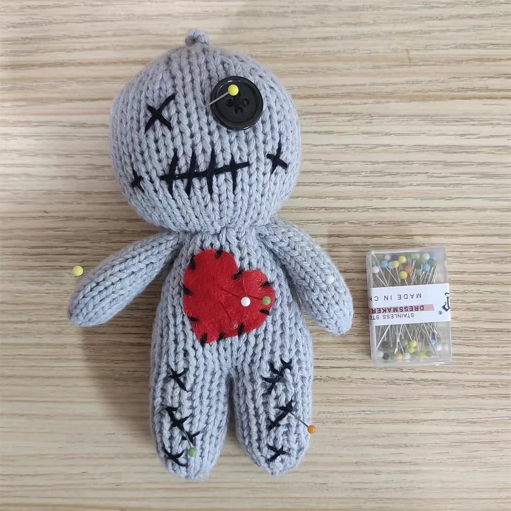 Revenge Voodoo Dolls Halloween Stuffed Toy Gift Christmas DIY Set Knitting Pattern Accessor Plush Horror Ghost Doll Ornaments