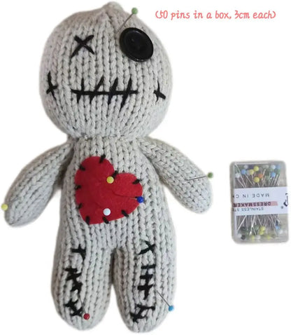 Revenge Voodoo Dolls Halloween Stuffed Toy Gift Christmas DIY Set Knitting Pattern Accessor Plush Horror Ghost Doll Ornaments