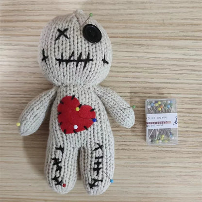 Revenge Voodoo Dolls Halloween Stuffed Toy Gift Christmas DIY Set Knitting Pattern Accessor Plush Horror Ghost Doll Ornaments