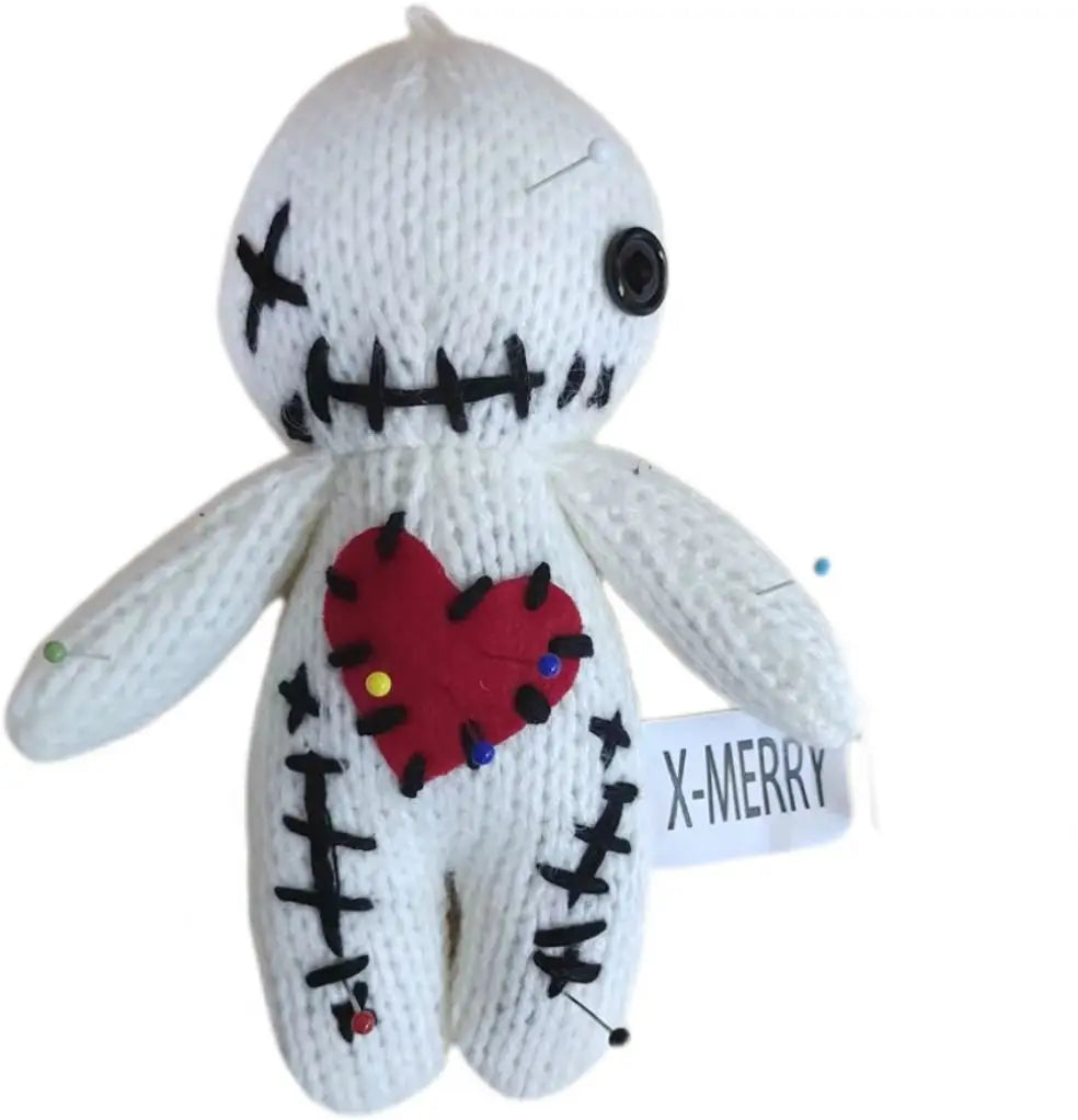 Revenge Voodoo Dolls Halloween Stuffed Toy Gift Christmas DIY Set Knitting Pattern Accessor Plush Horror Ghost Doll Ornaments