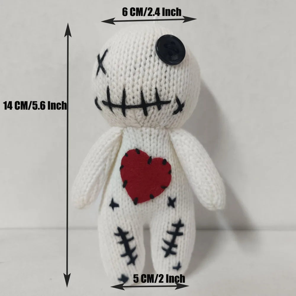 Revenge Voodoo Dolls Halloween Stuffed Toy Gift Christmas DIY Set Knitting Pattern Accessor Plush Horror Ghost Doll Ornaments